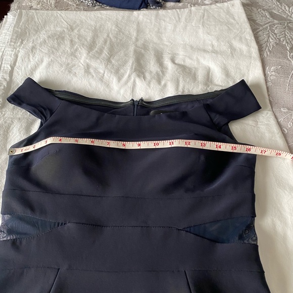 BaNites size 8 Semi-Formal dress with sexy mesh inserts at waist. - Picture 6 of 15